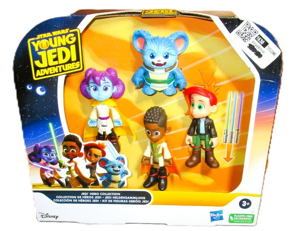 Star Wars Young Jedi Adventures Hero Collection 4 Figure Set Nubs, Kai & Lys